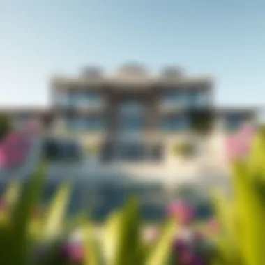 Luxurious villa in Dubai with stunning architecture