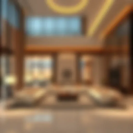 Luxurious living space in Alaya Dubai featuring modern architecture