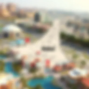 Key Neighborhoods in Dubai Map highlighting key neighborhoods in Dubai's real estate market