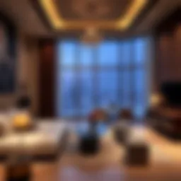 Luxurious suite at Bulgari Hotel Dubai