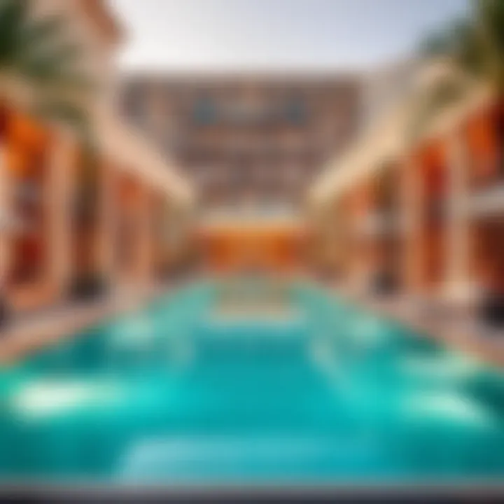 Bulgari Hotel outdoor pool area