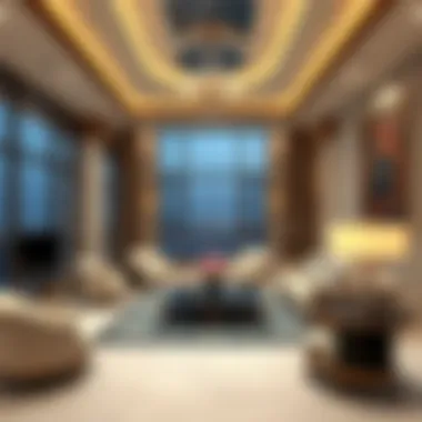 Sophisticated Interior Decor of Bulgari Mansion Luxurious interior of the Bulgari Mansion with sophisticated decor