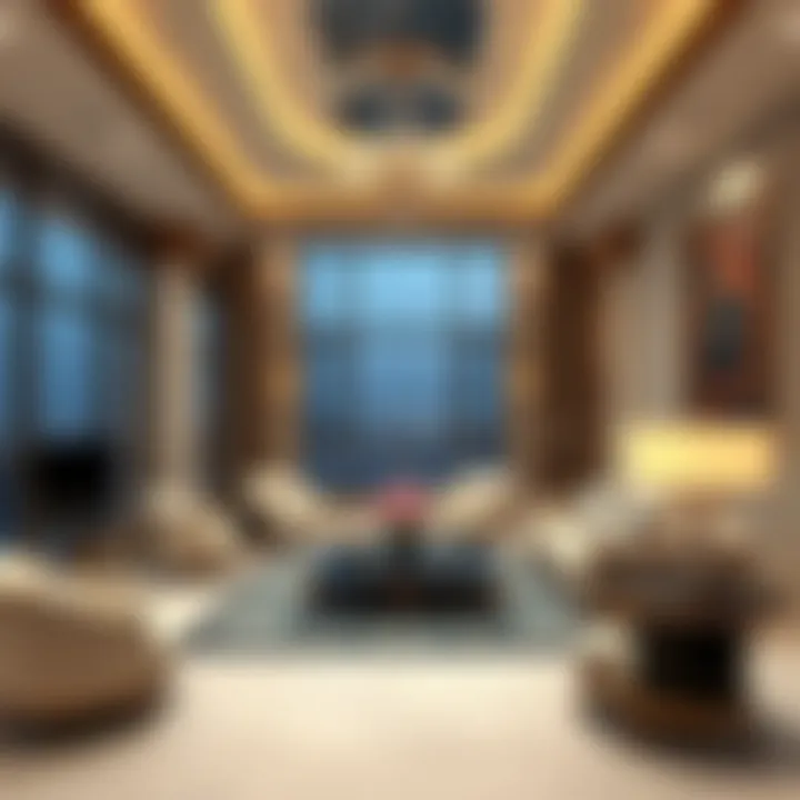 Sophisticated Interior Decor of Bulgari Mansion Luxurious interior of the Bulgari Mansion with sophisticated decor