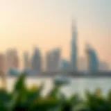Luxurious Dubai skyline showcasing modern architecture