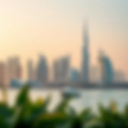 Luxurious Dubai skyline showcasing modern architecture