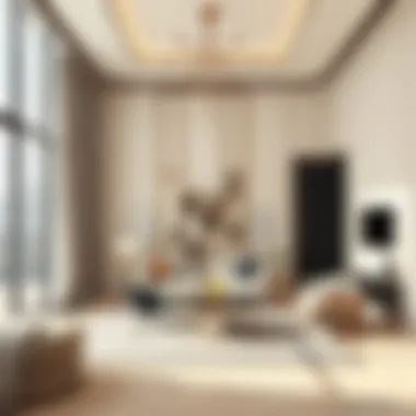 High-End Apartment Interior in Dubai Interior of a high-end apartment in Dubai