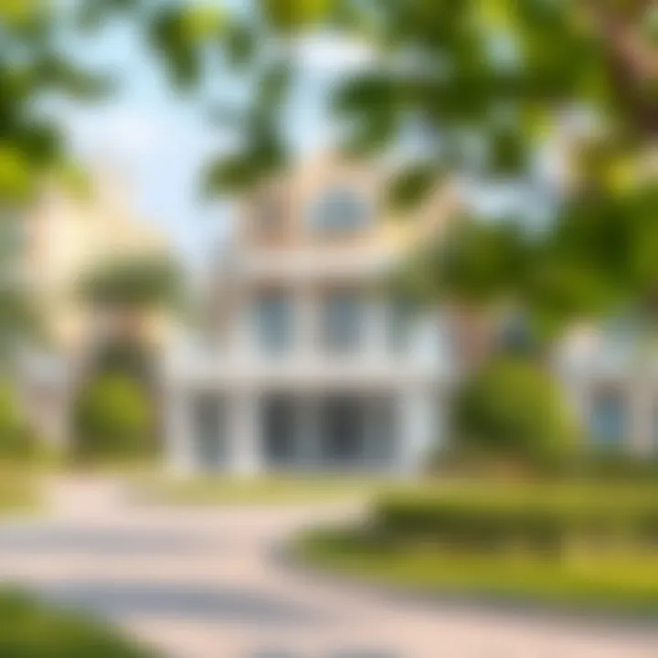 Scenic Neighborhood Park in Dubai Scenic neighborhood park in a Dubai residential area