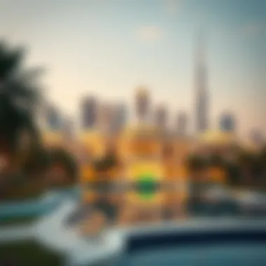 Dubai's Luxury Real Estate Landscape Dubai skyline with luxury real estate