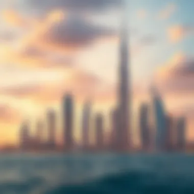 Dramatic skyline of Dubai showcasing real estate growth