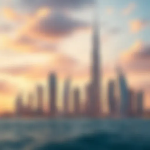 Dramatic skyline of Dubai showcasing real estate growth