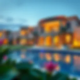 Stunning architectural view of Damac Camelia