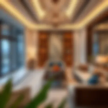 Elegant interior design of a signature villa reflecting luxury and sophistication