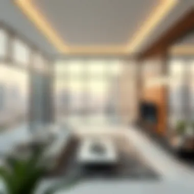 Modern apartment with breathtaking views