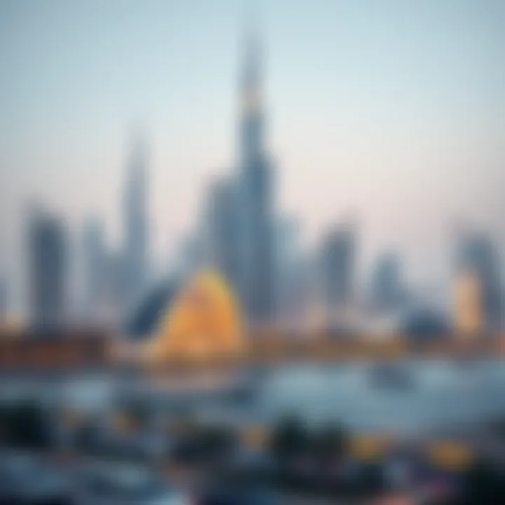 Dubai's Economic Landscape Dubai skyline representing economic growth