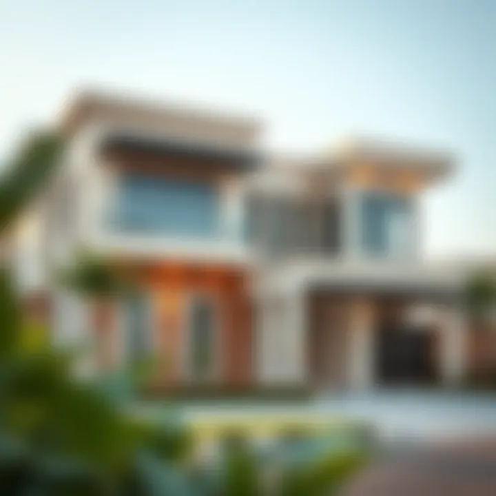 Modern Architectural Marvel in Elan Phase 3 Luxurious villa showcasing modern architecture in Elan Phase 3