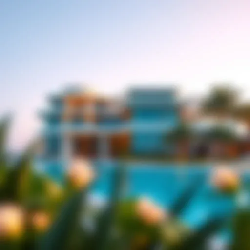 Stunning view of the Ellington Palm Jumeirah property showcasing its modern architecture