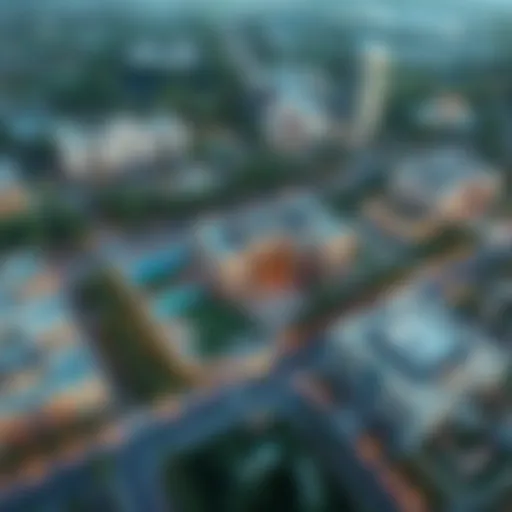 Aerial view of Emaar The Valley showcasing the lush landscape and modern architecture.