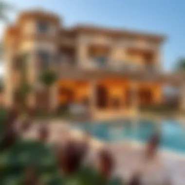 Stunning Villa Designs in Dubai Hills Luxurious villa exteriors in Dubai Hills