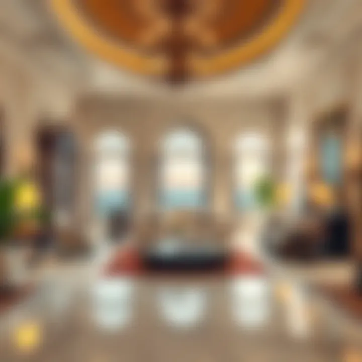 Interior of a lavish Dubai mansion highlighting exquisite furnishings and decor