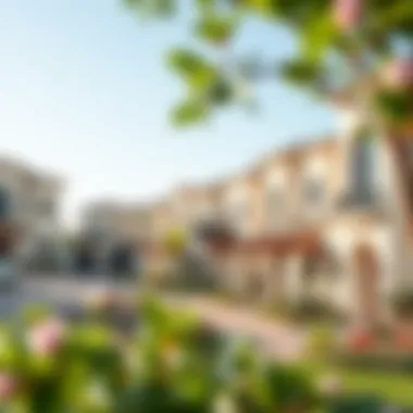 Residential neighborhood featuring spring villas in Dubai