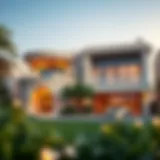 Stunning exterior view of Al Dana Villas showcasing luxurious design