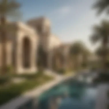 Serene Landscaped Gardens of Al Furjan Beautiful landscaped garden surrounding an Al Furjan villa