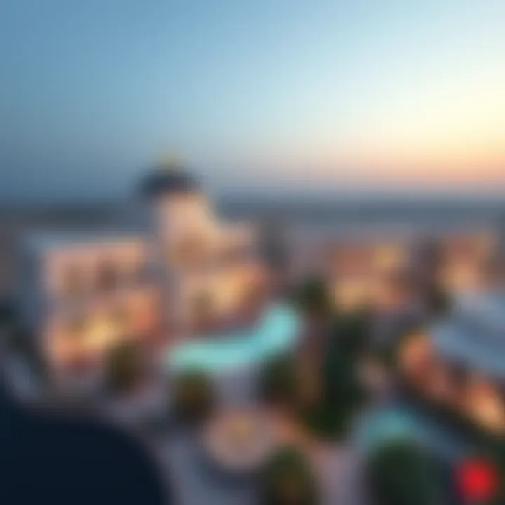 Panoramic view of Aljurf's luxury residences