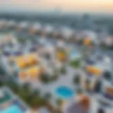 Modern Architecture in Arabian Ranches 3 Aerial view of Arabian Ranches 3 showcasing modern architecture