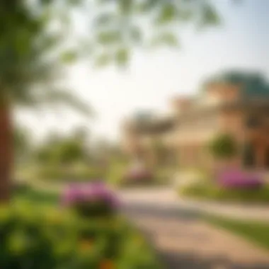 Lush Green Spaces in Arabian Ranches 3 Beautiful landscaping and green spaces in Arabian Ranches 3