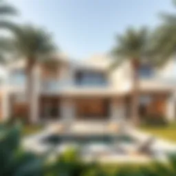 Luxurious villa in Arabian Ranches II showcasing modern architecture