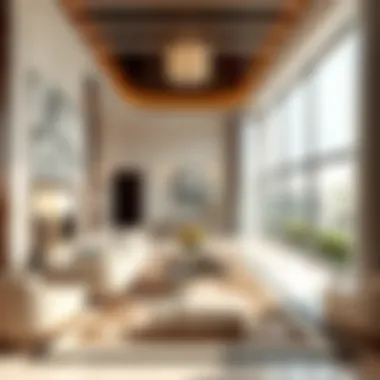 Luxurious interior of a living space in Arada Villas highlighting elegance