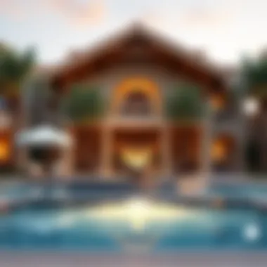 Exclusive Amenities at Caya Villas Community amenities including swimming pool and recreational areas