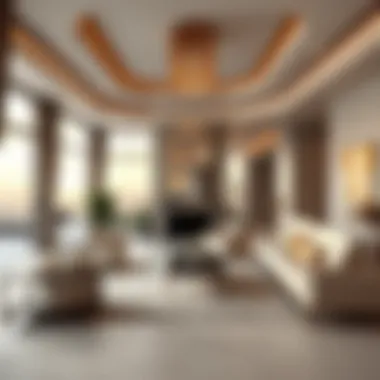 Luxurious interior of a Damac Utopia residence