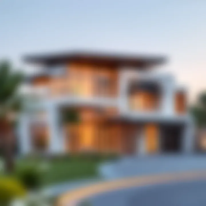 Damac Utopia exterior showcasing modern architectural design