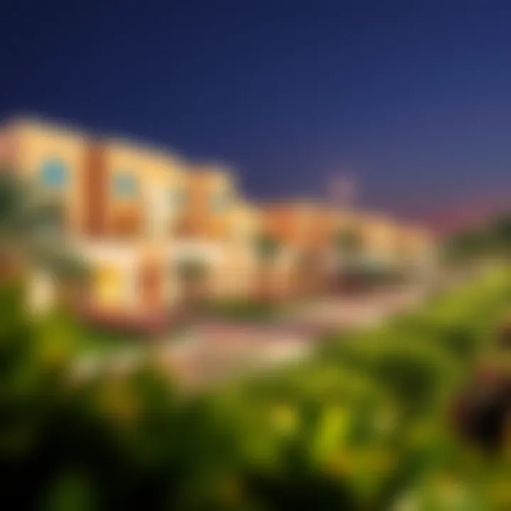 Vibrant community life with recreational amenities in Dubai Meadows