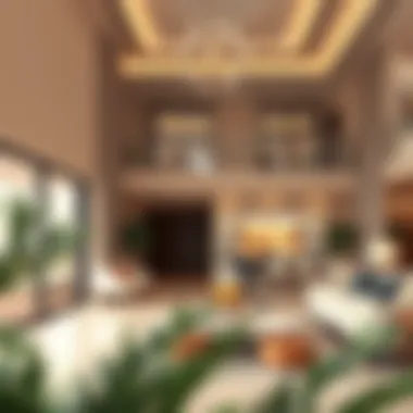 Elegant interiors of a luxury home in Dubai Meadows