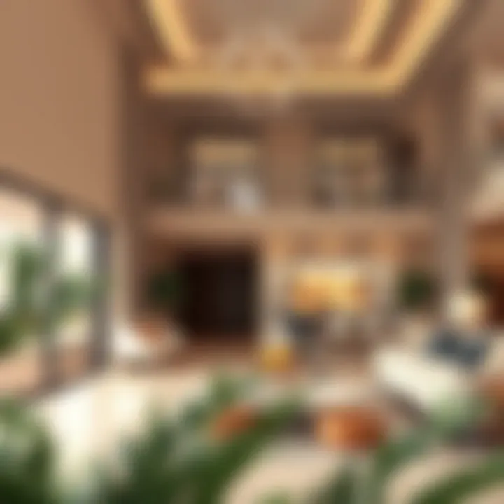 Elegant interiors of a luxury home in Dubai Meadows