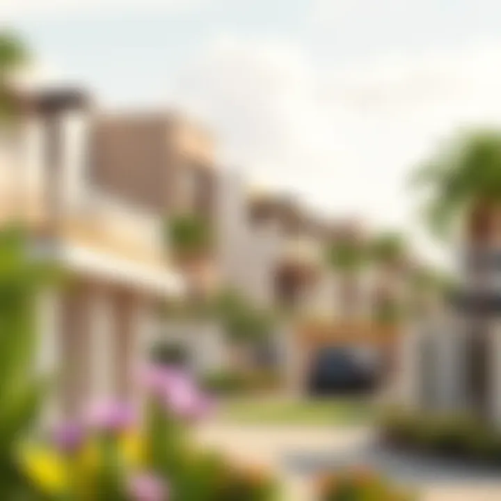 Peaceful Community Surroundings of Emaar South Villa Serene community environment surrounding Emaar South Villa