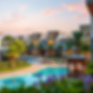 Community amenities surrounding Emaar villas providing a vibrant lifestyle