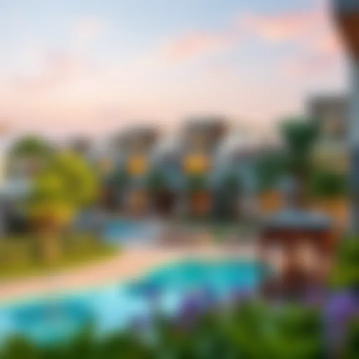 Community amenities surrounding Emaar villas providing a vibrant lifestyle