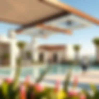 Community amenities including pools and recreational areas