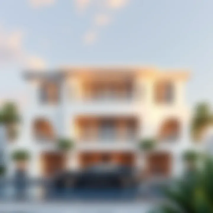 Modern Architecture of Frond C Villa Elegant villa with modern architecture highlighting the opulence of Frond C.