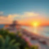 Hamriyah Beach Sunset Stunning view of Hamriyah Beach during sunset