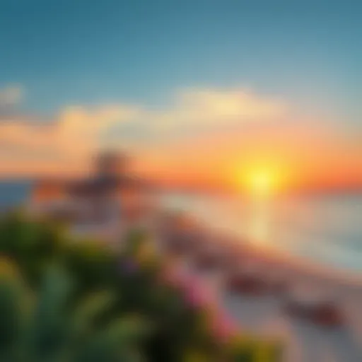 Hamriyah Beach Sunset Stunning view of Hamriyah Beach during sunset