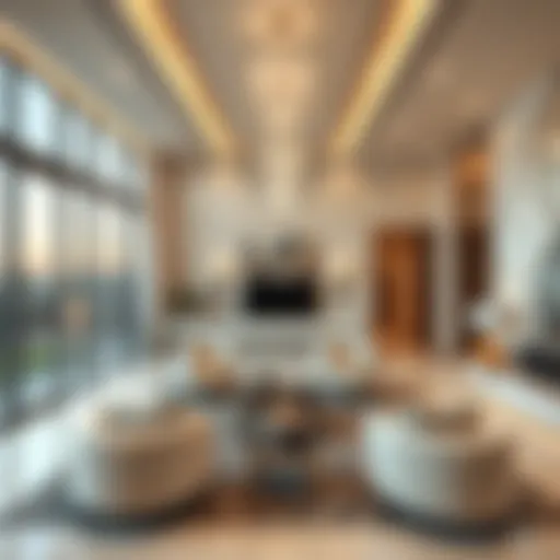 Luxurious interior design of Hayat Townhouses