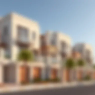 Modern Architecture of Hayat Townhouses Modern architecture of Hayat Townhouses