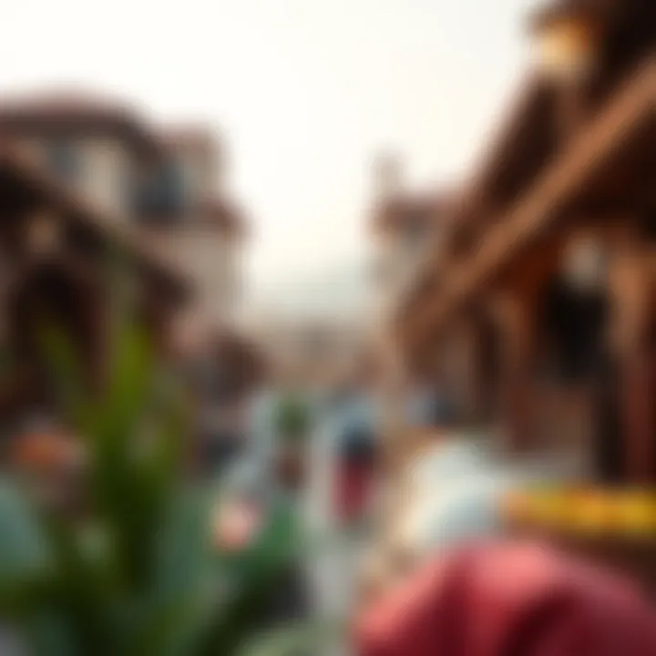 The Heart of Heritage: Marketplace Crafts Vibrant marketplace showcasing traditional crafts