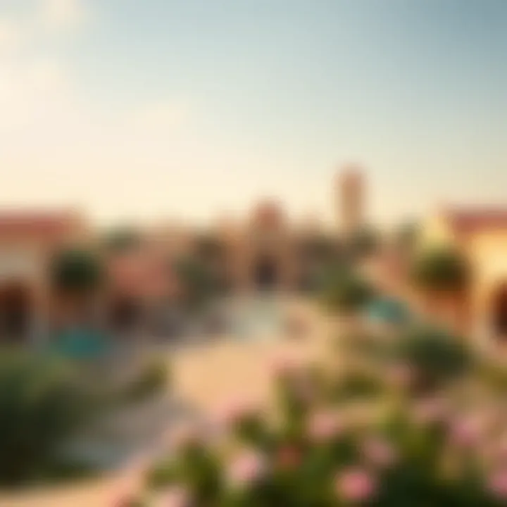 A Glimpse of History: Heritage Village Overview Panoramic view of Heritage Village reflecting Dubai's rich history