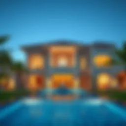 Luxurious villa with private pool in Jumeirah