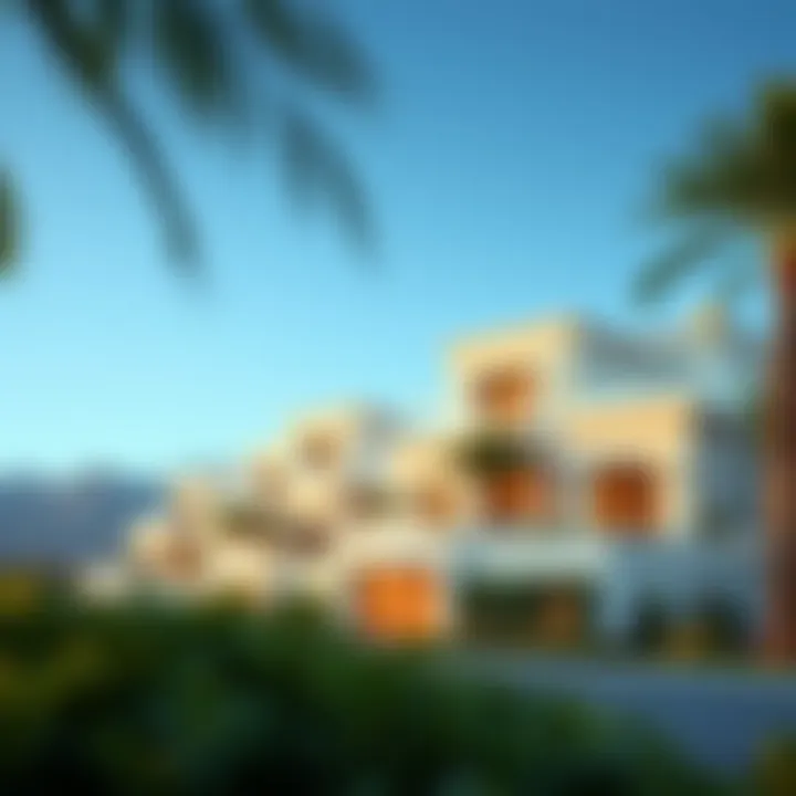 Architectural Elegance of Dubai Hills Stunning architectural design of Dubai Hills houses showcasing modern elegance